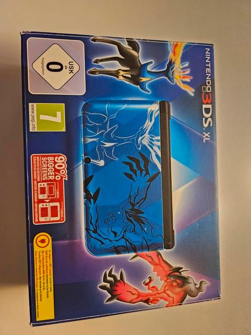 Nintendo 3ds xl Xerneas Yveltal BLUE, Games en Spelcomputers, Spelcomputers | Nintendo 2DS en 3DS, Zo goed als nieuw, 3DS, Blauw