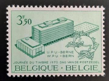 Belgique : COB 1529 ** Journée du timbre 1970.