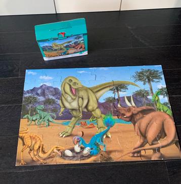 Vloer puzzel dino 48 stuks, Enlèvement, Utilisé
