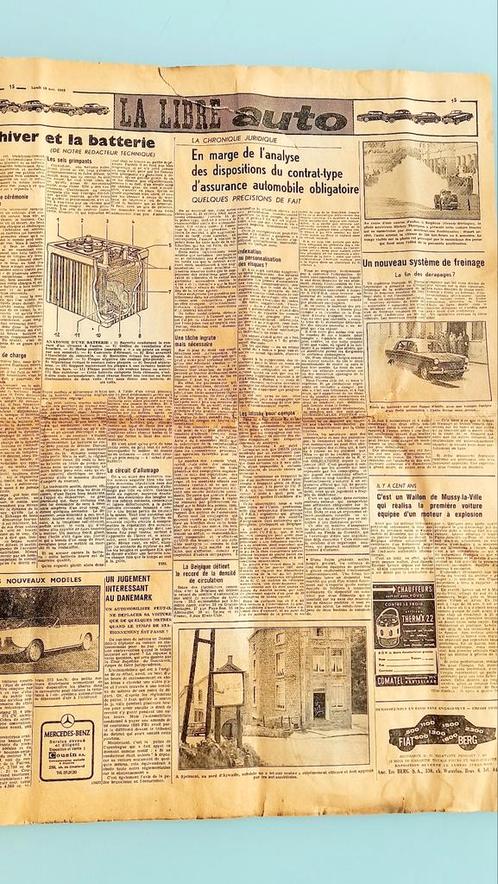Journal LA LIBRE BELGIQUE (lundi, 18 nov. 1963) 4 pages manq, Collections, Revues, Journaux & Coupures, Journal, 1960 à 1980, Enlèvement ou Envoi