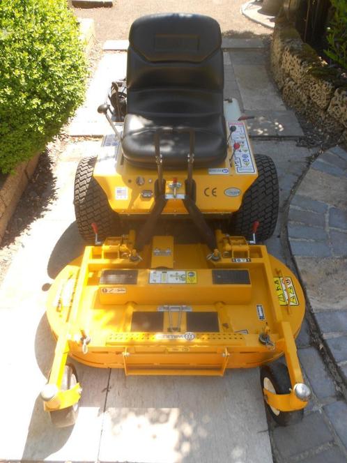 Semi-prof. zitmaaier Walker B18 Vanguard motor 117 H., Tuin en Terras, Zitmaaiers, Zo goed als nieuw, 90 tot 120 cm, Elektrische starter