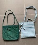 Made Italy Echte leder dameshandtas 2 stuks, Handtassen en Accessoires, Tassen | Damestassen, Ophalen of Verzenden, Zo goed als nieuw