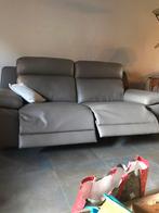 Lederen 2 zit elektrische relax, Huis en Inrichting, Ophalen, Zo goed als nieuw, Leer