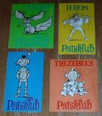 Patsklub complete reeks van 4 stickers Merho Vandersteen, Comme neuf, Bob et Bobette, Image, Affiche ou Autocollant, Enlèvement ou Envoi