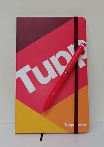 Tupperware™ « Bloc Note Ligné + Stylo Bille », Divers, Envoi, Neuf