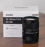 Sigma 18-50mm F/2.8 DC DN Contemporary Sony E, TV, Hi-fi & Vidéo, Lentille standard, Enlèvement ou Envoi, Zoom, Neuf