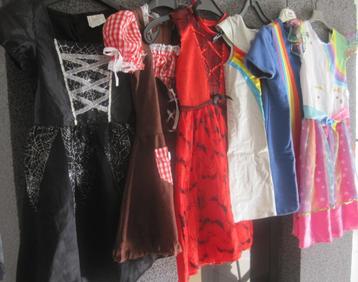 lot 6 stuks verkleed carnaval kleedjes meisje K3 beschikbaar voor biedingen