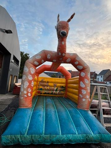 Springkasteel te koop zonder blower kan getest worden, Enlèvement, Utilisé