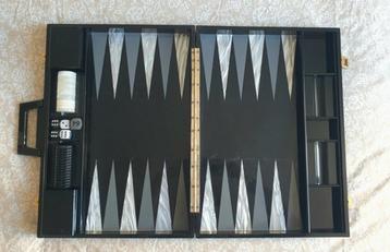 Rare Backgammon Renzo Romagnoli lucite nacre