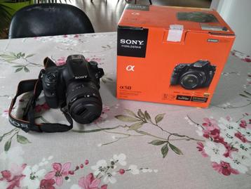 sony a58 met DT 18-55mm F3.5-5.6 SAM II beschikbaar voor biedingen