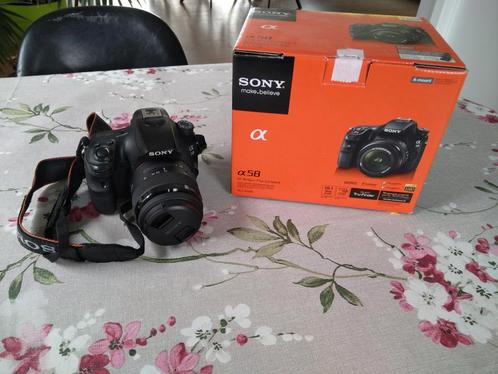 sony a58 met DT 18-55mm F3.5-5.6 SAM II, Audio, Tv en Foto, Fotocamera's Digitaal, Gebruikt, Sony, Ophalen of Verzenden