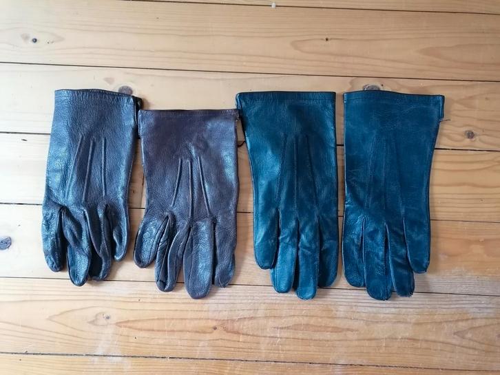 Lederen handschoenen Belgisch leger, Verzamelen, Militaria | Algemeen, Landmacht, Ophalen
