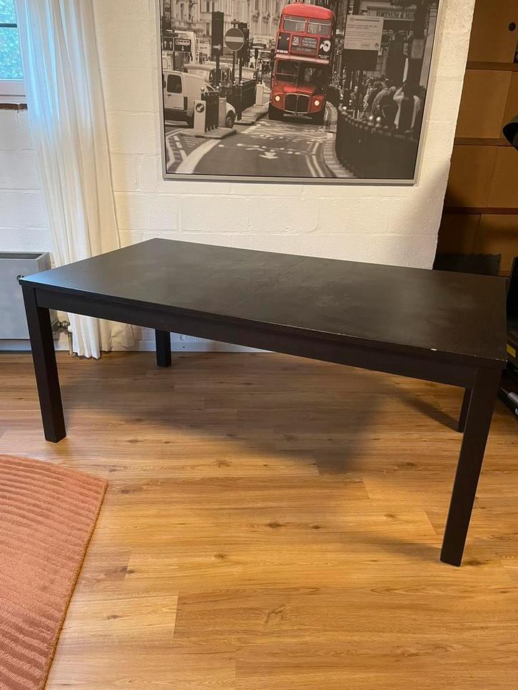 Table IKEA extensible - noire, Maison & Meubles, Tables | Tables à manger, Enlèvement