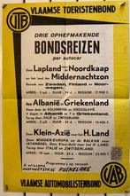 Affiche : Bondsreizen van VTB VAB - 1964, Verzamelen, Posters, Ophalen of Verzenden, Zo goed als nieuw