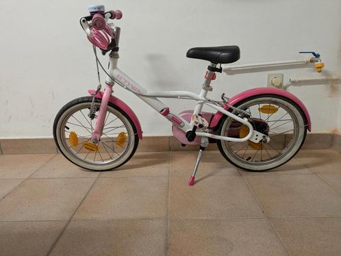 BTWIN Meisjesfiets 16 inch 4-6 jaar 500 Doctogirl, Fietsen en Brommers, Fietsen | Meisjes, Gebruikt, 16 inch, Ophalen