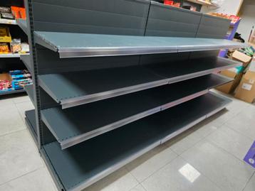 Dubbele rekken, gondels, winkelrekken, gondelbaan beschikbaar voor biedingen