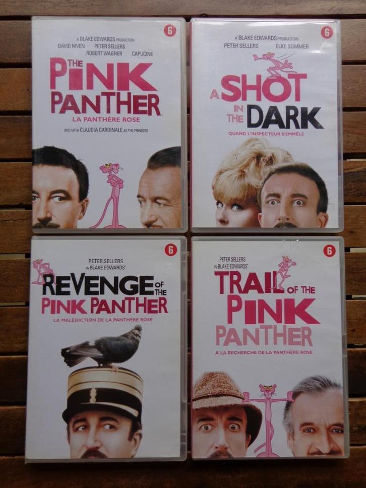 )))  La Panthère Rose  //  Peter Sellers  //  4 Films  (((, Cd's en Dvd's, Dvd's | Komedie, Zo goed als nieuw, Overige genres