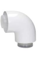 Vaillant concentrische bocht en verlengbuis 1m 60/100 alu/pp, Enlèvement, Neuf, Élément