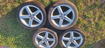 18" Velgen gebruikt op een Audi A4 break, bouwjaar 2010, Enlèvement, Utilisé, Jante(s)