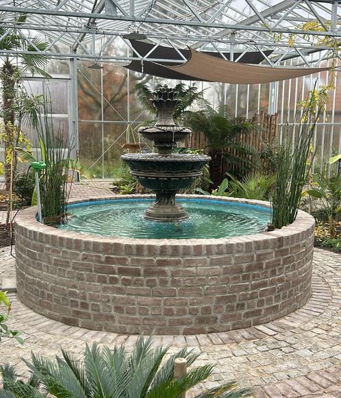 Gemetselde vijverrand met fontein, Tuin en Terras, Waterpartijen en Fonteinen, Nieuw, Fontein, Beton, Ophalen of Verzenden