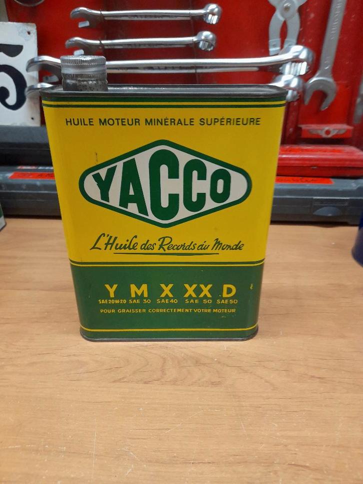 Koudvacuüm oliekan tabak type Y sae 20w20, Verzamelen, Merken en Reclamevoorwerpen, Gebruikt, Overige typen, Verzenden