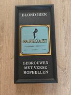 Papegaei reclame bord, Verzamelen, Biermerken, Ophalen of Verzenden, Zo goed als nieuw