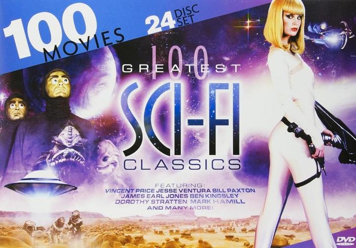100 Greatest Sci-Fi Classics DVD Boxset (Sealed), Cd's en Dvd's, Dvd's | Science Fiction en Fantasy, Nieuw in verpakking, Science Fiction