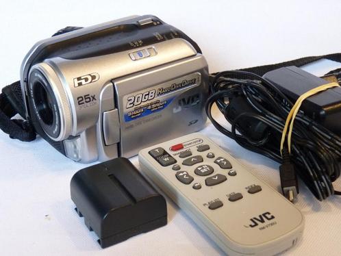 JVC GZ-MG20E Hard disk camcorder Everio, accu, oplader,  25x, Audio, Tv en Foto, Videocamera's Digitaal, Zo goed als nieuw, Camera