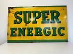 BP Super Energic emaille bord, Ophalen of Verzenden