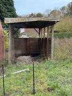 Car port à démonter, Ophalen, Gebruikt, Hout