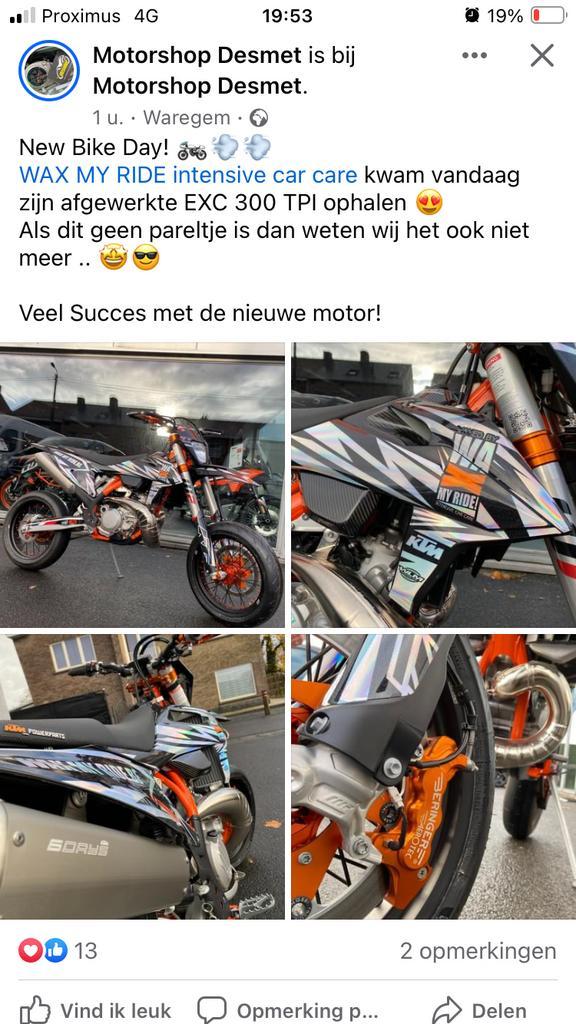 TOPINVESTERING:2-takt!!! KTM EXC300 supermotard ALS NIEUW, Motoren, Motoren | KTM, Particulier, SuperMoto, 11 kW of minder, 1 cilinder