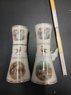 2 Jachttaferelen karaf , vaas, Ophalen of Verzenden