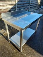Rvs tafel, Zakelijke goederen, Horeca | Meubilair en Inrichting, Ophalen, Gebruikt, Meubilair