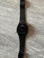 Casio horloge - zwart, Handtassen en Accessoires, Horloges | Heren, Casio, Staal, Gebruikt, Ophalen of Verzenden