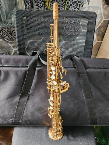 Soprano, Musique & Instruments, Instruments à vent | Saxophones, Enlèvement, Utilisé, Soprano, Avec valise