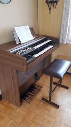 electronisch orgel met zitbankje, Musique & Instruments, Orgues, Comme neuf, Enlèvement, 2 claviers, Orgue