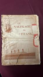 Origineel tijdschrift le soir titanic uit 1912, Ophalen of Verzenden, Zo goed als nieuw, Le soir