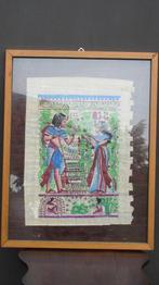 Egyptisch  schilderij op Papyrus, Ophalen