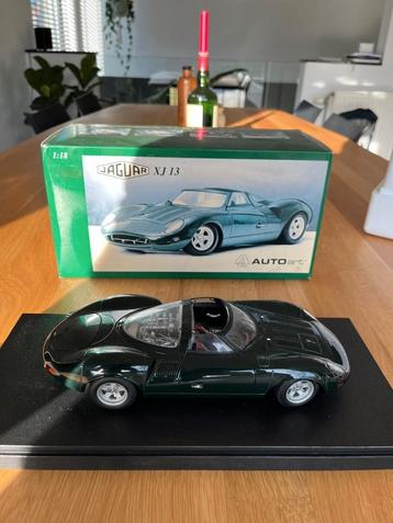 ② Autoart 1/18 Jaguar Xj 13 Green Xj13 V12 Prototype