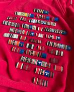 battons spanges bandspange wo1 wo2 medalbar, Verzamelen, Ophalen of Verzenden