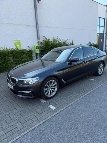 BMW 520d luxuri line EURO 6 D-TEMP, Cuir, Carnet d'entretien, Automatique, Particulier