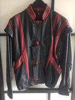 Zwarte leren jas met uitschuifbare mouwen nieuwe maat S, Kleding | Dames, Ophalen, Rood
