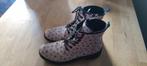 Stoere GEOX laarzen bottines roos met bloemmotief maat 39, Comme neuf, Rose, Enlèvement ou Envoi, Boots et Botinnes