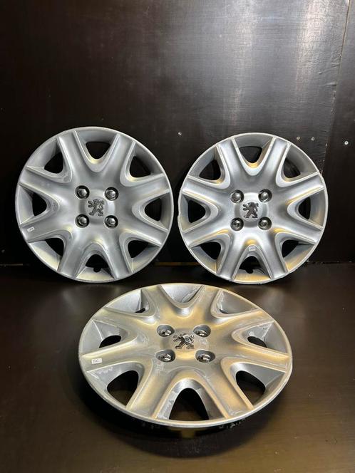 3 Peugeot 207,207,307,308 partner 15" wieldop, Auto diversen, Wieldoppen, Gebruikt, Ophalen of Verzenden