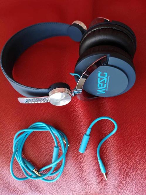 Mooie kwalitatieve Wesc Koptelefoon DJ azz bleu, Audio, Tv en Foto, Hoofdtelefoons, Nieuw, Op oor (supra aural), Overige merken