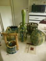 diverse potten en andere in Kortrijks aardewerk, Antiek en Kunst, Antiek | Keramiek en Aardewerk, Ophalen