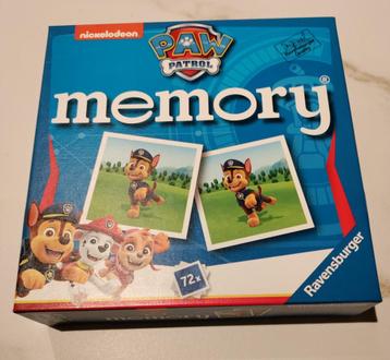 Paw Patrol Memory 72 stuks, zo goed als nieuw. beschikbaar voor biedingen
