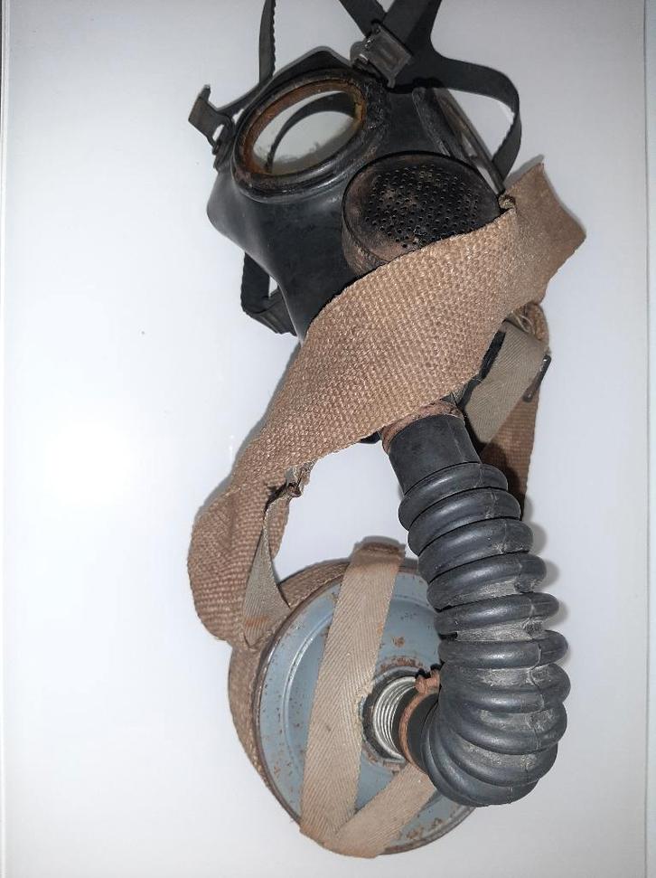 ABBL gasmasker, Verzamelen, Militaria | Tweede Wereldoorlog, Overige soorten, Overige typen, Ophalen of Verzenden