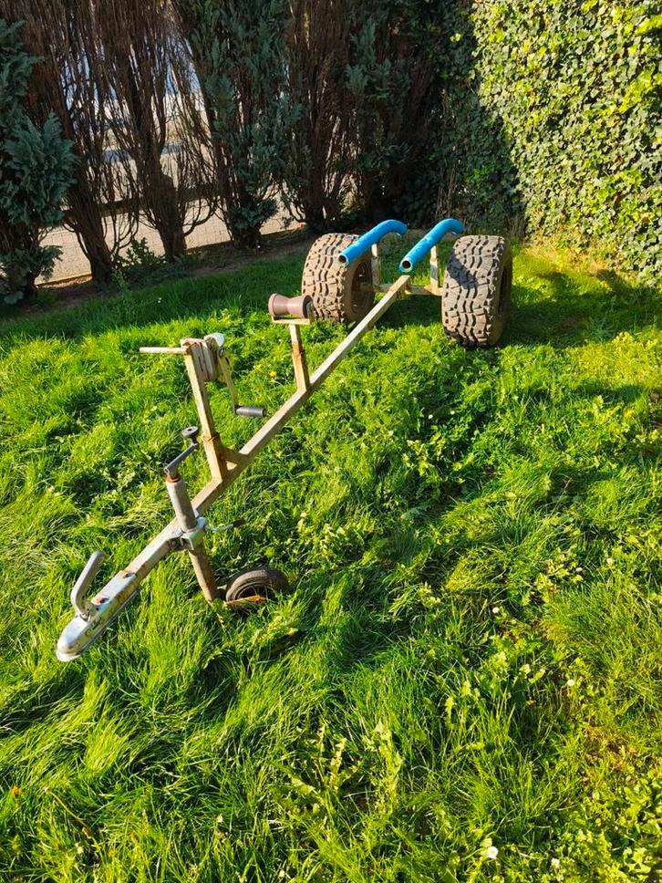 Trolley voor strandtrailer, jet à bras, jetski, Watersport en Boten, Boottrailers, Gebruikt, Strandtrailer, Ophalen