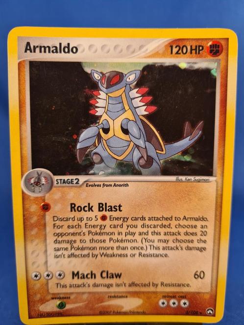 Armaldo 3/108 - Power Keepers, Hobby en Vrije tijd, Verzamelkaartspellen | Pokémon, Gebruikt, Verzenden